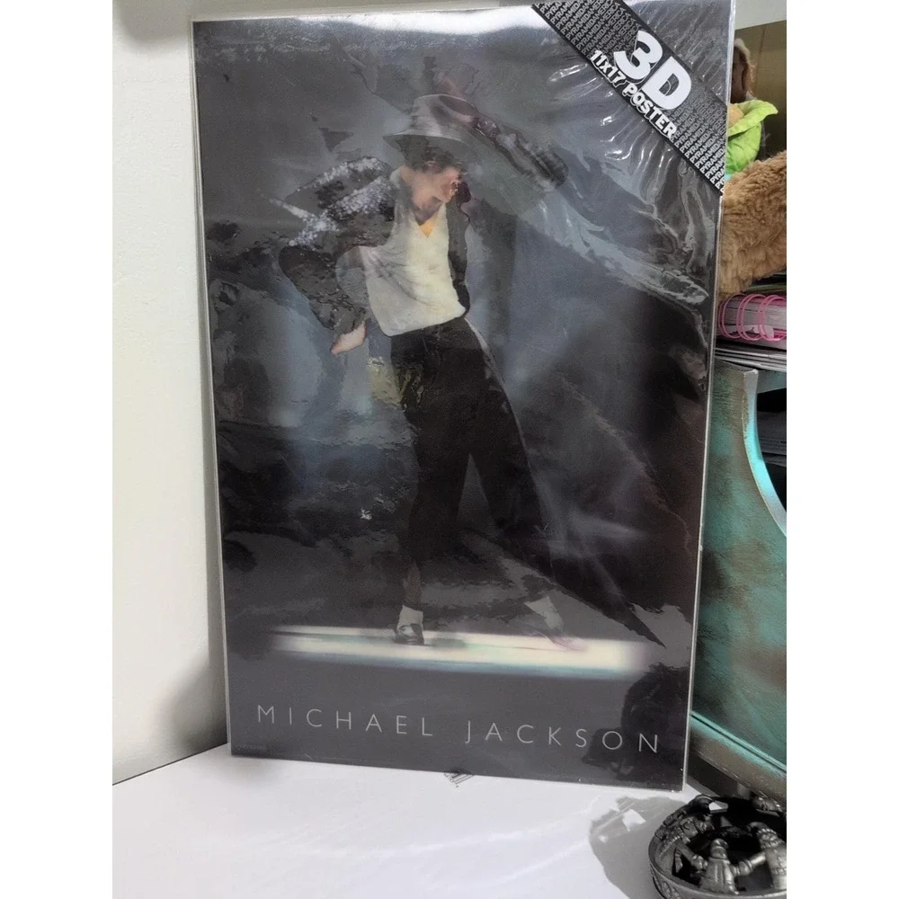Michael‎ Jackson Official 3D Lenticular Billie Jean Dancing Holographic